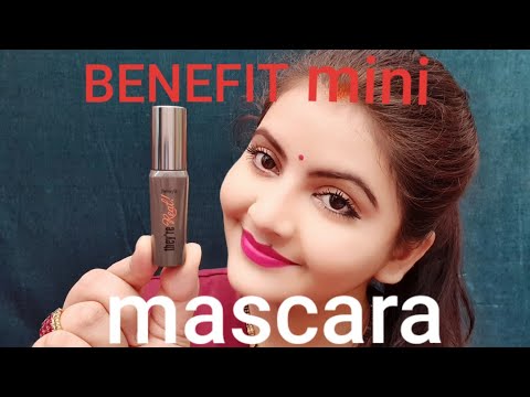 Benifit cosmetics they're real lengthening mascara review & demo | mini mascara |BENEFIT | RARA Video