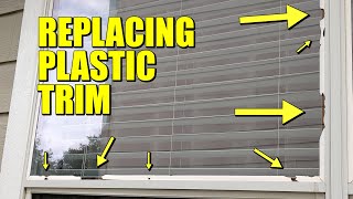 Replacing plastic trim around window (Vinyl Glazing Bead)