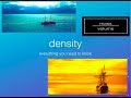 Density From Calculations To Ships