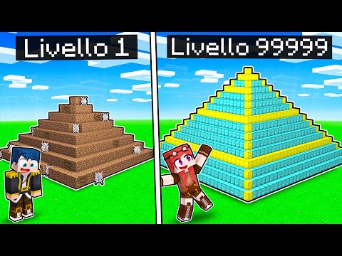 PIRAMIDE DA 1€ VS PIRAMIDE DA 1.000.000€! - MINECRAFT