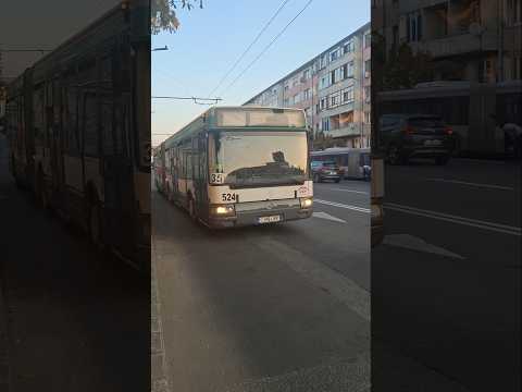 (șofer de treabă) Autobuz Renault Agora L #524 pe linia 35