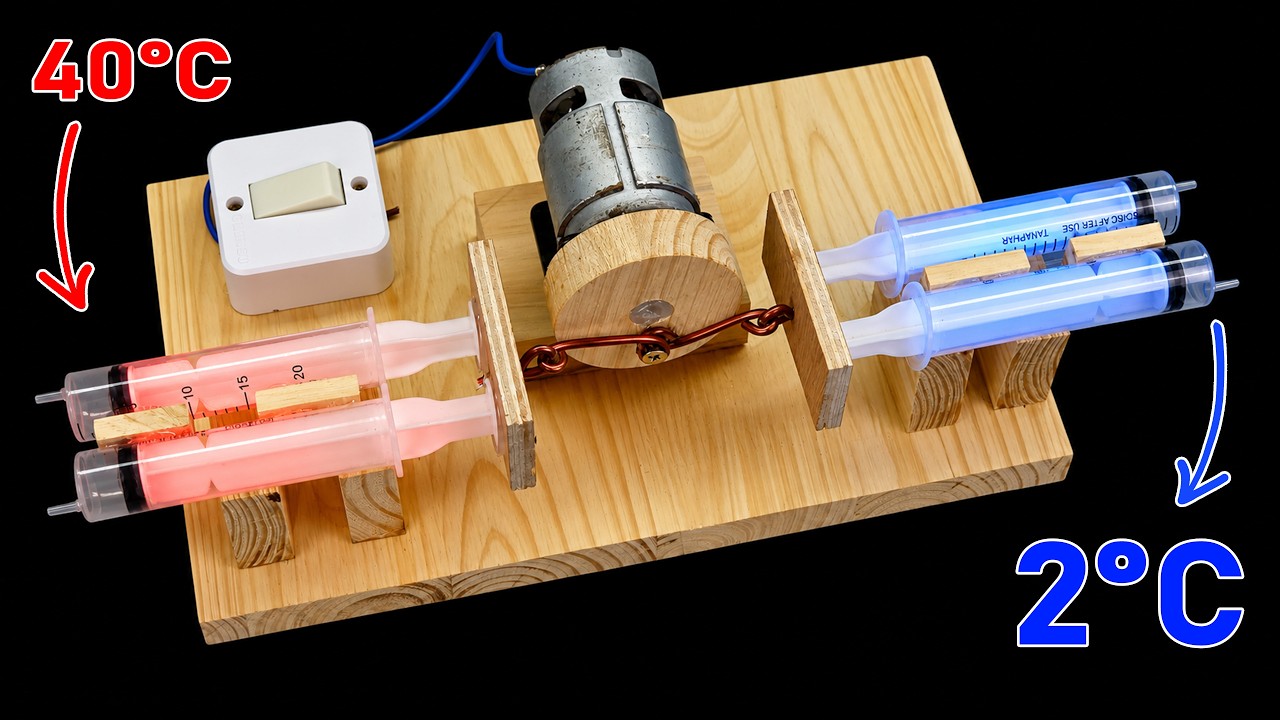 Make A Simple Refrigeration System From Cylinders, Farmer Won The Nobel Prize!
