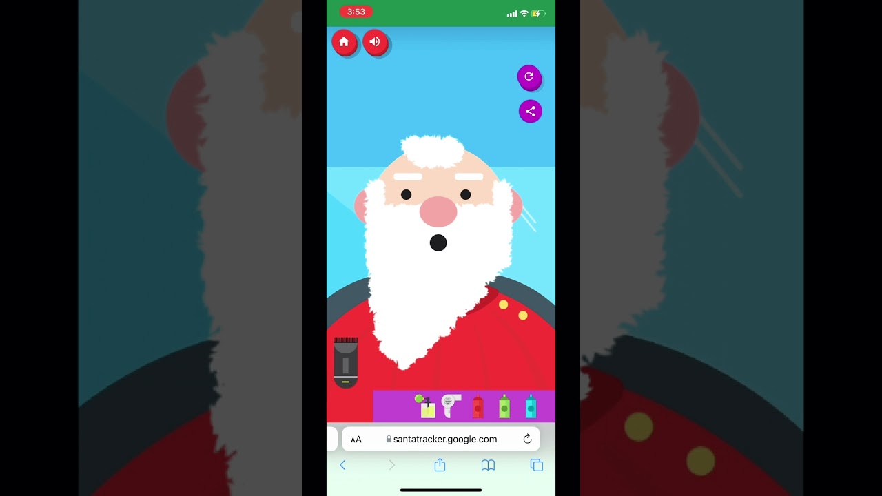 Google present christmas special Santa’s doodle 🎄