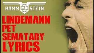 Rammstein Pet Sematary Lyrics