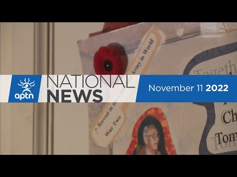 APTN National News November 11, 2022 – Remembrance Day, Spiritual engravings on headstones