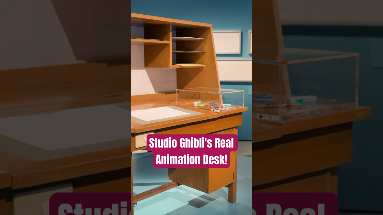 Miniature de la vidéo The Animation Desk Behind Miyazaki Films Like 'Ponyo'! du film Ponyo sur la falaise