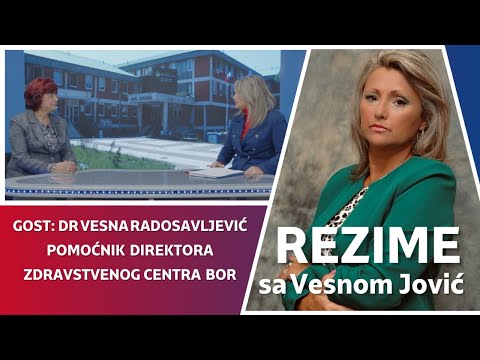 REZIME SA VESNOM JOVIĆ - gost: dr Vesna Radosavljević,  28. januar 2026. (RTV Bor)