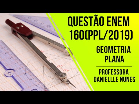 QUESTÃO 160   CADERNO AMARELO ENEM PPL 2019 GEOMETRIA PLANA No trapézio isósceles mostrado na figura