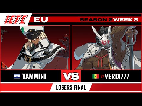 Yammini (Ramlethal) vs. Verix777 (Nagoriyuki) Losers Final - ICFC EU GGST Season 2 Week 8