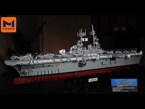 Highly realistic new products: MISINI M7024 USS Wasp LHD-1 ASSAULT SHIP building block set!