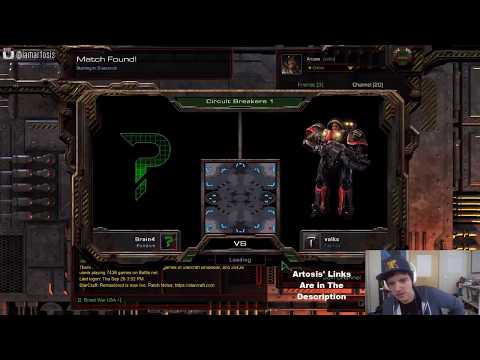 StarCraft Remastered - 1v1 Artosis' Games of SC:R (T) vs Brain4 (P) Circuit Breakers  Replay