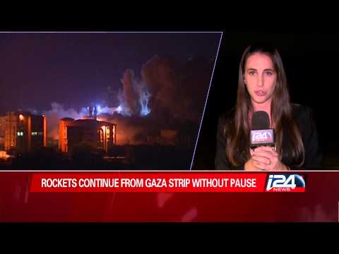 i24news Shachar Peled - live from Gaza border