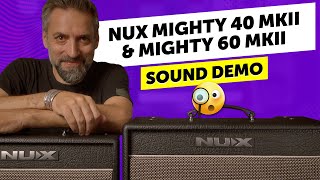 Video thumbnail for Nux Mighty 40 MKII & Mighty 60 MKII | Useful all-in-one solutions for little money? | Sound Demo by Guitar Bonedo