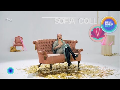 Sofia Coll Postcard - Benidorm Fest Grand Final 2024 + Post-performance Insert