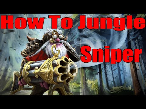 DoTa 2 How To Jungle Sniper Patch 7.28 IRG Fast Midas