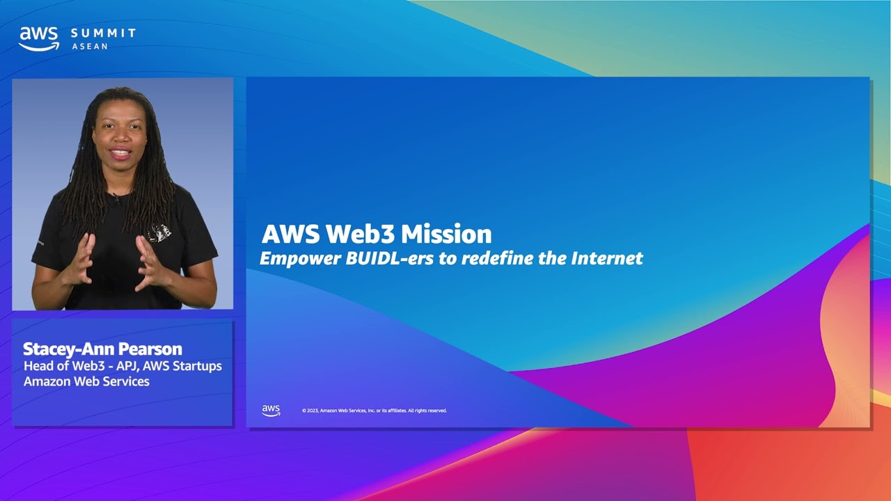 AWS Summit ASEAN 2023 | Web3 builders redefining the internet with AWS (EMT201)