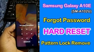 Samsung Galaxy A10e Hard Reset Forgot Password Pattern OR Pin
