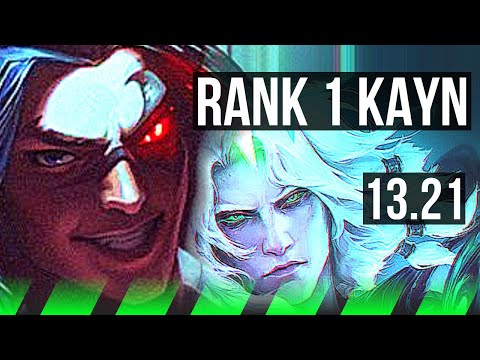 KAYN vs VIEGO (JNG) | Rank 1 Kayn, Legendary, 15/5/14, Rank 18 | NA Challenger | 13.21
