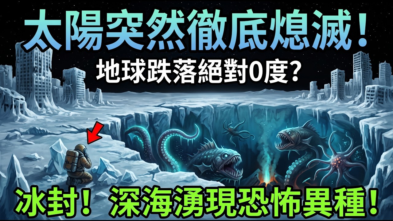 如果太陽聽日突然熄滅，地球仲會唔會有生命？深海地熱圈嘅終極推演｜人類末日後嘅異種進化【粵語·廣東話】#粵語#廣東話#宇宙探索#深海恐懼#末日推演#巨物恐懼#異種進化#科學科普#深海巨獸
