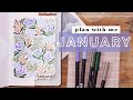 January 2024 Plan With Me | A Year of Patterns Begins
