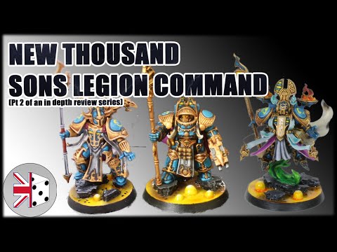 *NEW* THOUSAND SONS CODEX Legion Command Review