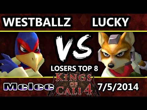 Kings of Cali 4 - Westballz (Falco) Vs. Lucky (Fox) - Losers Top 8