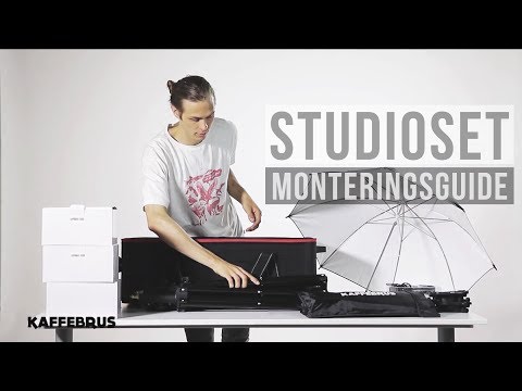 Studioset 3 x 120W - Monteringsguide