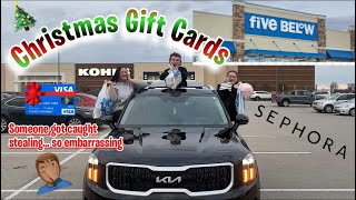 Caught One Them Stealing!| Five Below Gift Cards