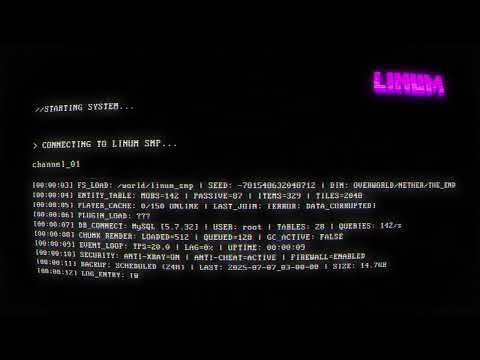 Обложка видео-обзора для сервера Linum SMP