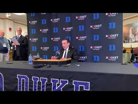 フルコーチK デューク vs UNC Pt II ポストゲーム記者会見 (Full Coach K Duke vs UNC Pt II Postgame Press Conference)