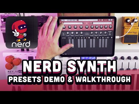 Nerd Synth by AudioKit Pro | Presets Demo & Walkthrough
