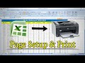 How To Print In Excel Print Page Setup In Excel