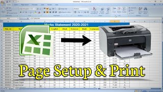 How to Print in Excel | Print Page Setup in Excel