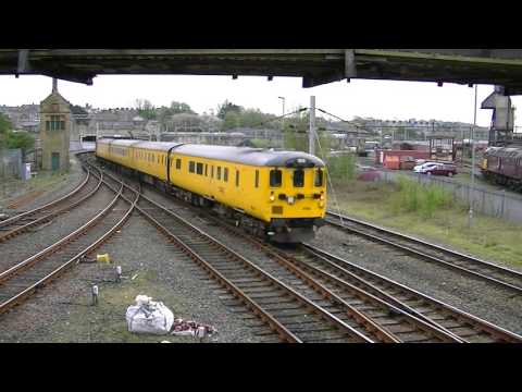 Network Rail Test Train. DBSO 9708 tnt DRS 37601. 3Z56 & 3Q83. Carnforth. 06/05/16