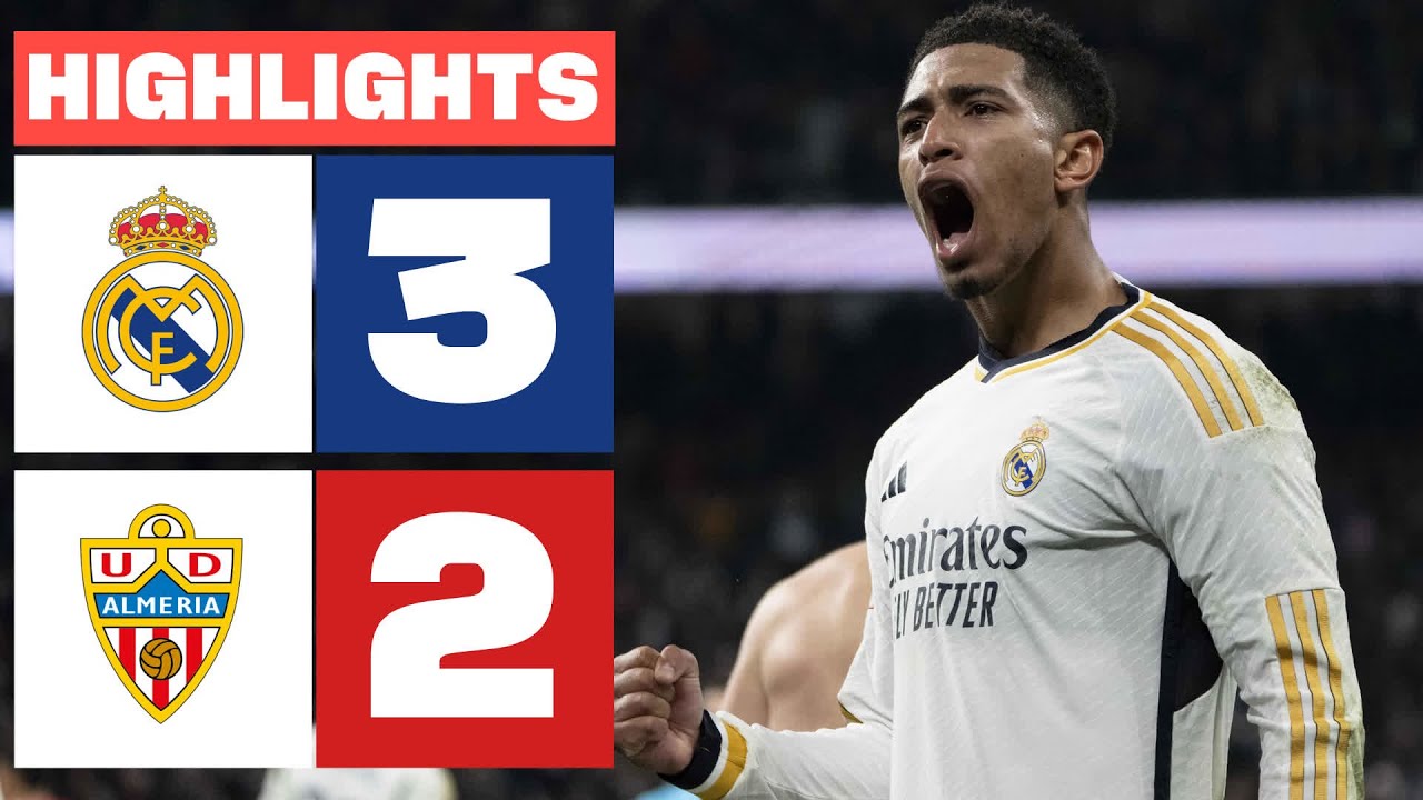 Real Madrid vs Almería highlights