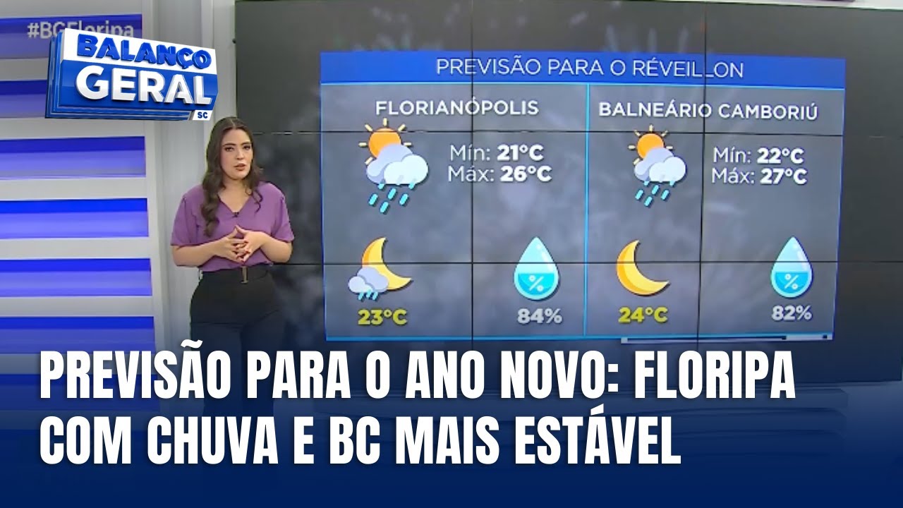 Central do Tempo: Florianópolis e BC na expectativa para o Réveillon