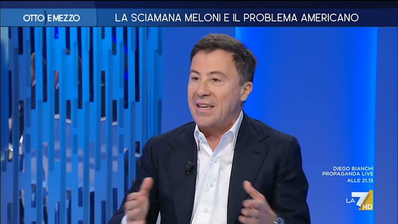 Iran, Gruber provoca Bocchino: “È stata una guerra giusta?” | “Sì, se gestita meglio”