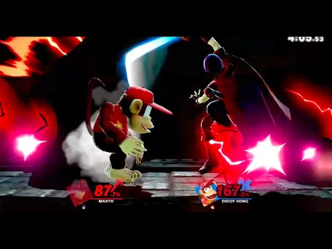 DIDDY KONG. JayE (Marth) vs. Diddy Kong [Elite Smash]