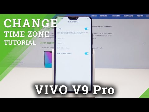 Adjust Date and Time Zone on VIVO V9 Pro - Date & Time Set Up