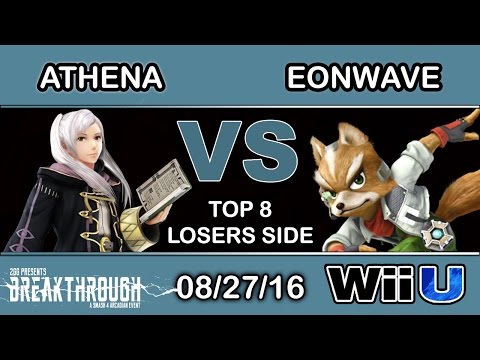 2GG: Breakthrough - SG | Athena (Robin) Vs. LH | Eonwave (Fox) Top 8 Losers - Smash Wii U