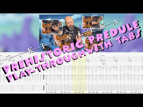 Tiktaalika - 'Prehistoric Prelude' guitar play-through (with tabs)