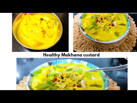 Healthy Fruit Makhana Custurd | Fruit 🍓 Custurd ! No sugar
