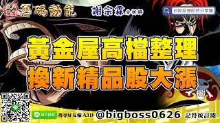 【大戶羅盤籌碼動能】 #謝宗霖0909，黃金屋高檔整理 換新精品股大漲 (圖)