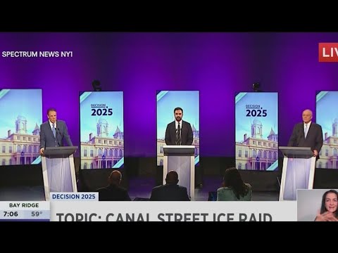 NYC mayoral debate highlights between Mamdani, Cuomo, Sliwa