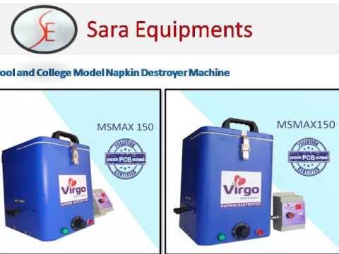 Sanitary Napkin Incinerator Standard
