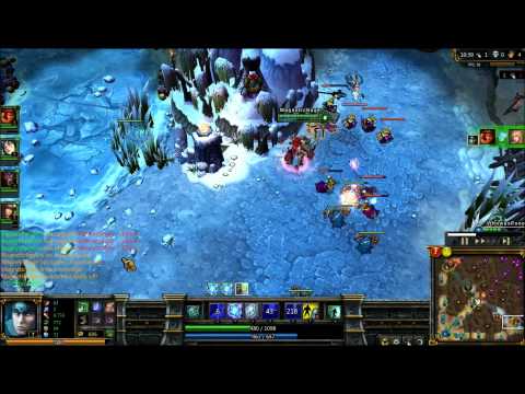 Leauge of Legends - Miss Fortune Triple (Troll Kill)