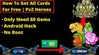 How To Unlock All Cards For Free | PvZ Heroes