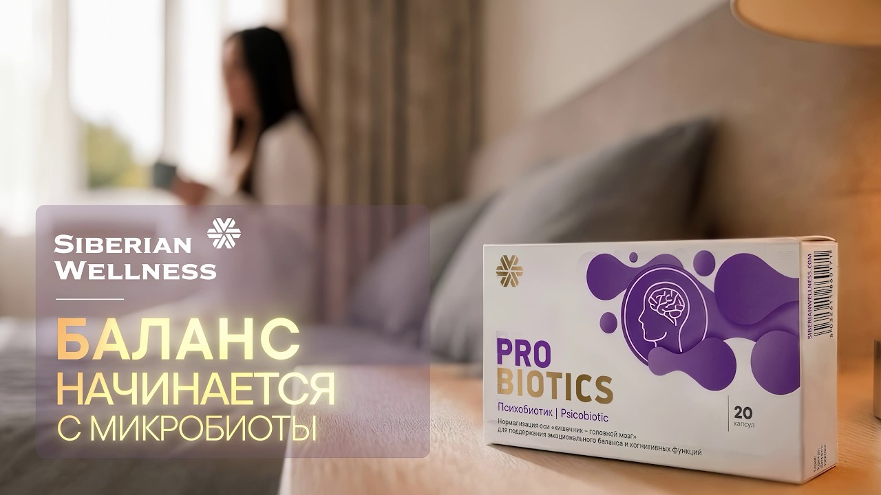 ПСИХОБИОТИК PROBIOTICS | Баланс начинается с микробиоты