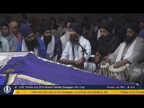 Live: Toronto Akhand Keertan Smaagam (July 26-28, 2019)