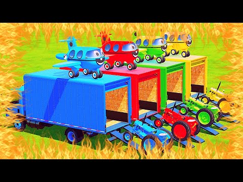 TRANSPORT OLD COLORED TRACTORS WITH SCANIA TRUCK | Farming Simulator 22